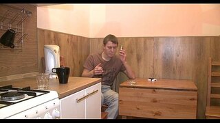 Dejlig gruppe-sex med teen gal