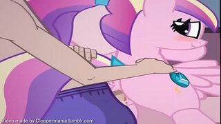Cadance bat izan gogor gau osoa sexu - My Little Pony